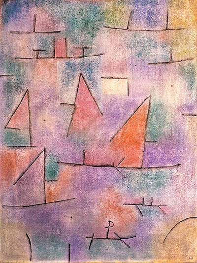 Harbour with Sailing Ships Paul Klee